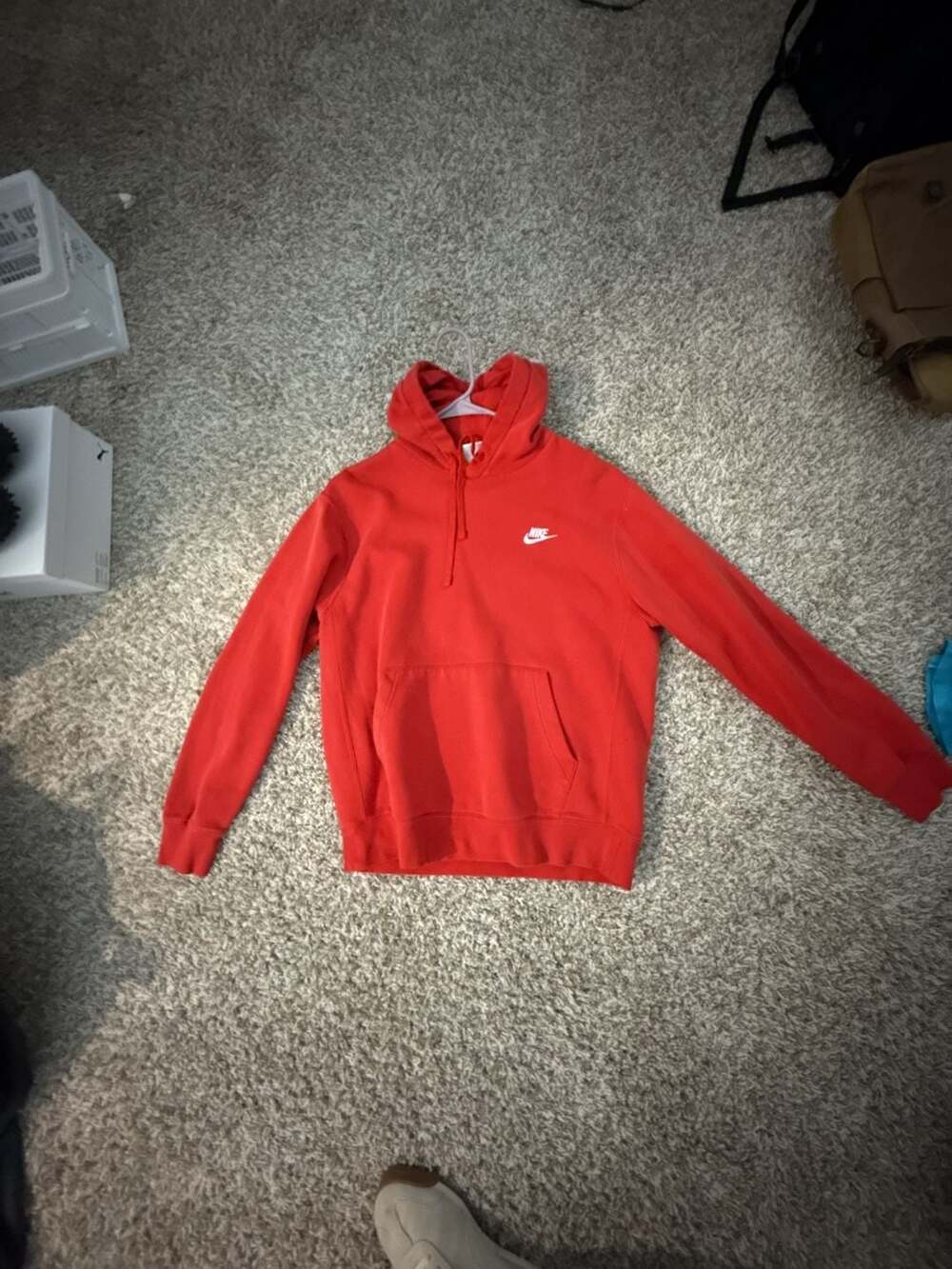 Nike Sportswear Club Fleece Pullover Hoodie University Red